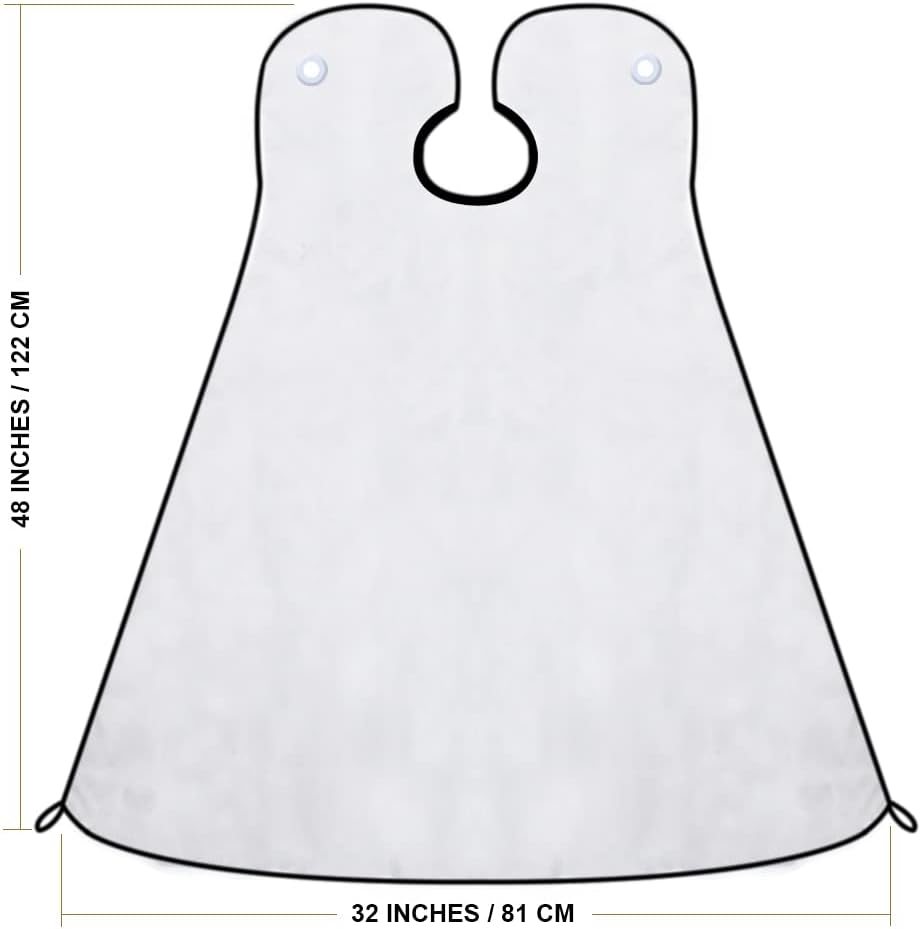 Beard Trimming Catcher Bib, view 2