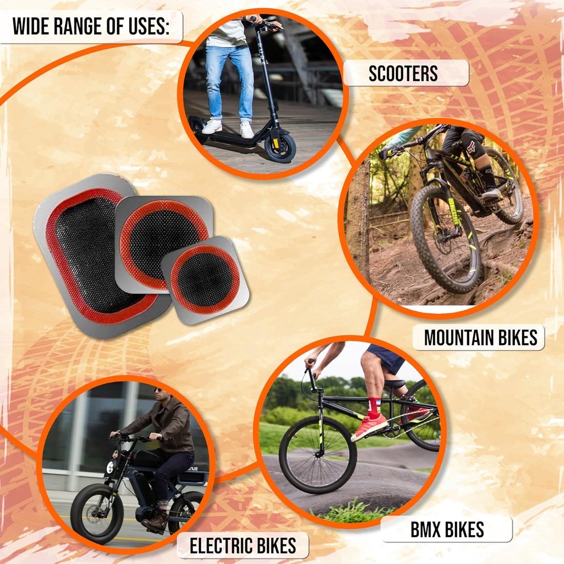 Bike Tire Repair Kit — 24 Pieces, view 6