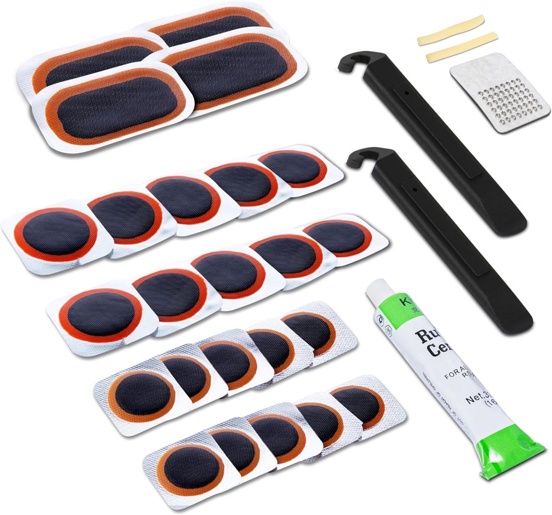 Mobi Lock Bike Tire Repair Kit — 24 Pieces