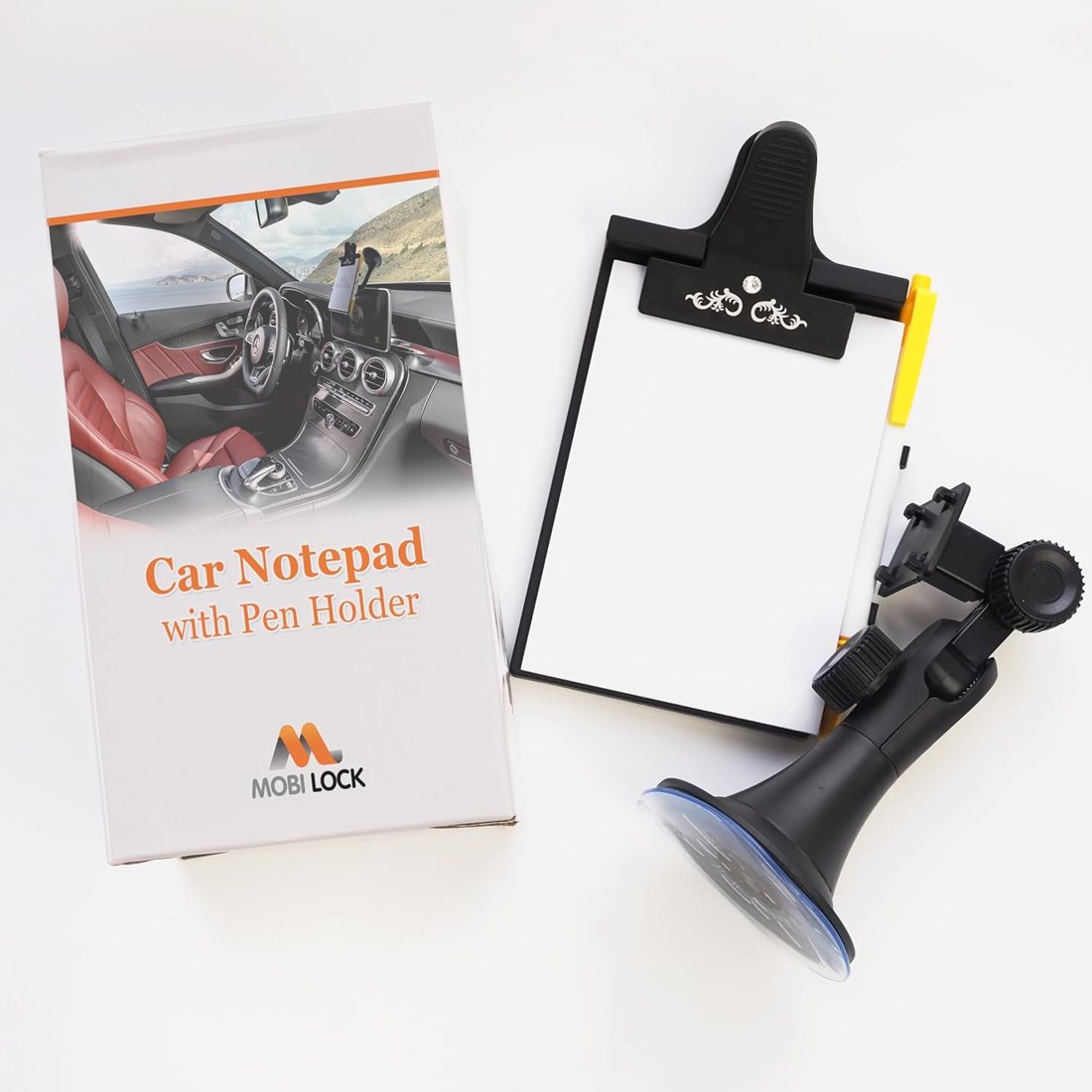 Mobi Lock Car Clipboard with Suction Mount