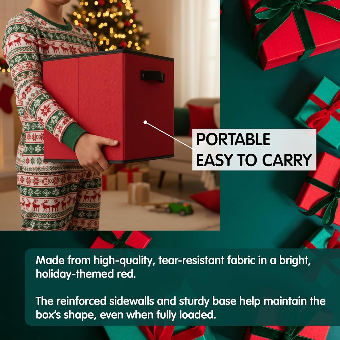 Christmas Ornament Storage Box, view 6