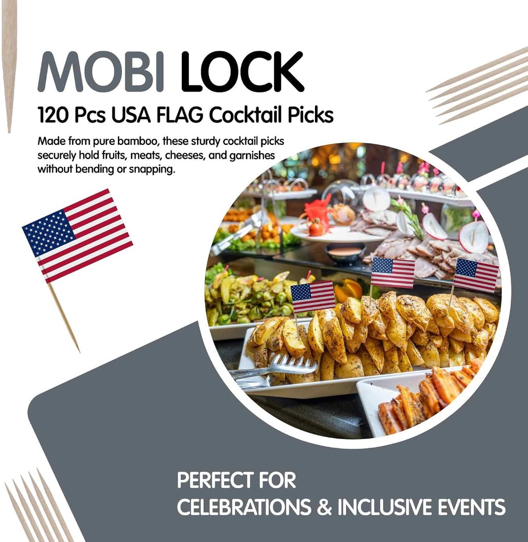 Flag Cocktail Picks — 120, view 2