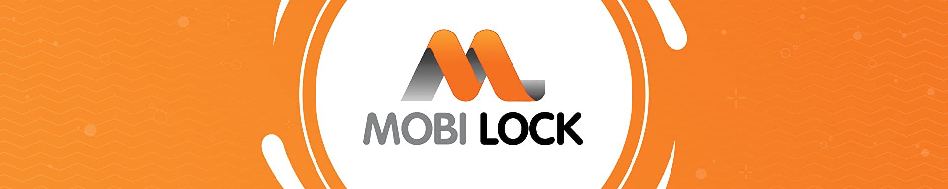 Mobi Lock logo on the brand's orange banner
