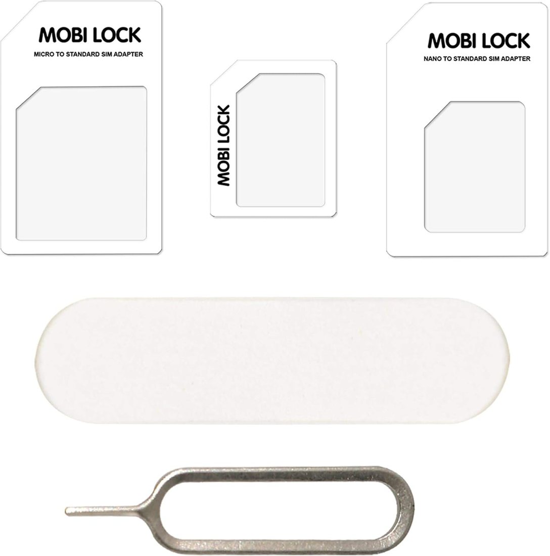 Mobi Lock SIM Card Adapter Kit — 6 in 1